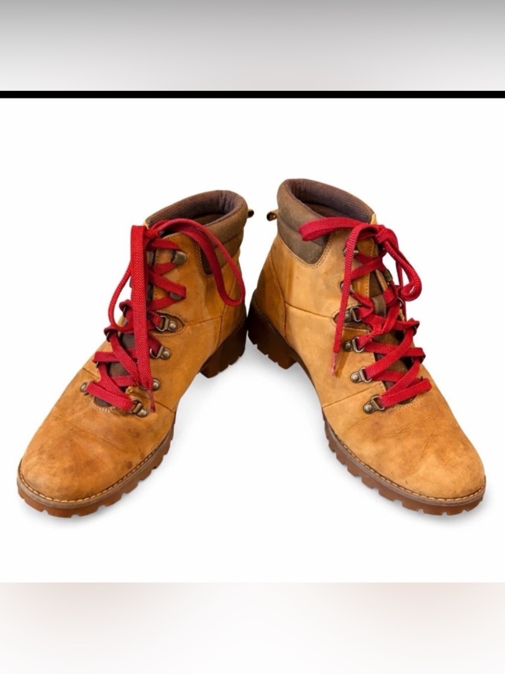 Timberland Waterproof Leather Hiking Boots Women’s 9.5 Brown Defender Repellant